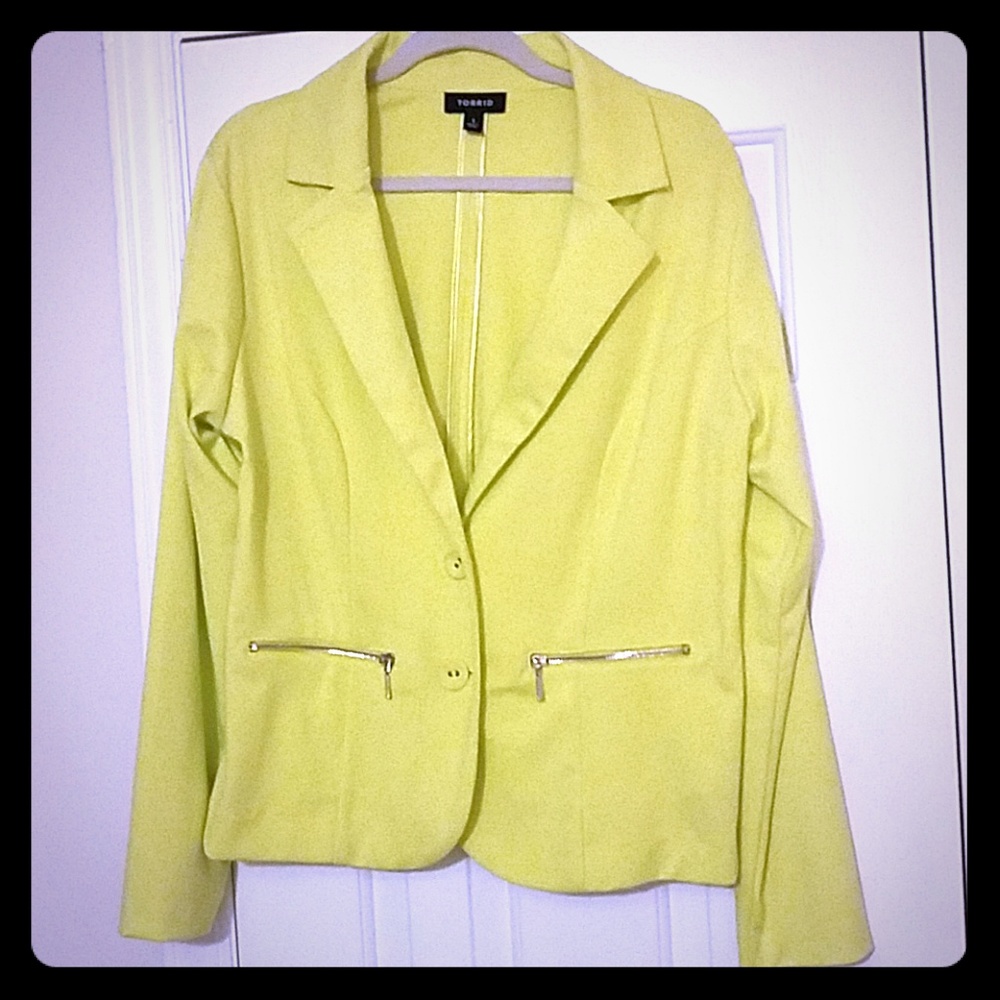 Yellow Torrid Jacket